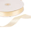100 Yards 7/8" Ivory Single Face Decorative Satin Ribbon