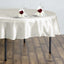 Satin 90" Round Tablecloth Ivory - Smooth and Lustrous Table Cover