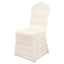 Stretch Spandex Chair Cover Rouge for Banquet Chairs Ivory - Fitted Slip-On Slipcover