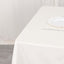 Scuba 54"x54" Table Overlay Square Tablecloth Ivory - Wrinkle Free & Stain Resistant Table Cover
