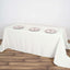 Polyester 50"x120" Rectangle Tablecloth Ivory - Wrinkle-Resistant Table Cover