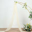 20ft Ivory Gauze Cheesecloth Fabric Wedding Arch Drapery, Window Scarf Valance, Boho Decor Arbor Curtain Panel