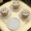 100 Pcs Paper 4" Round Placemats in White - Food Grade Lace Paper Doilies for Dessert Display & Table Decor