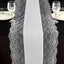 Faux Burlap Jute 16"x108" Table Runner White With Lace Edging - Rustic Farmhouse Table Linen