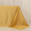 Lamour Satin 90"x156" Rectangle Tablecloth Champagne - Luxurious, Soft Seamless Table Cover