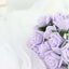 48 Roses 1" Lavender Lilac Real Touch Artificial DIY Foam Rose Flowers With Stem, Craft Rose Buds