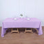 Polyester 60"x126" Rectangle Tablecloth Lavender Lilac - Wrinkle-Resistant Table Cover
