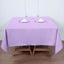 Polyester Square 70"x70" Tablecloth Lavender Lilac - Wrinkle-Resistant & Durable Table Cover
