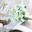 4 Bushes 11" Light Blue Artificial Silk Daisy Flower Bouquet Branches