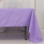 Premium Polyester 60"x126" Rectangle Tablecloth Lavender Lilac - Stain-Resistant 220GSM Finish Table Cover
