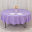 Premium Polyester 90" Round Tablecloth Lavender Lilac - Stain and Wrinkle-Resistant Design with 220GSM Thickness Table Cover