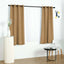 2 Pack Handmade Natural Faux Linen Curtains 52"x64", Curtain Panels With Chrome Grommets
