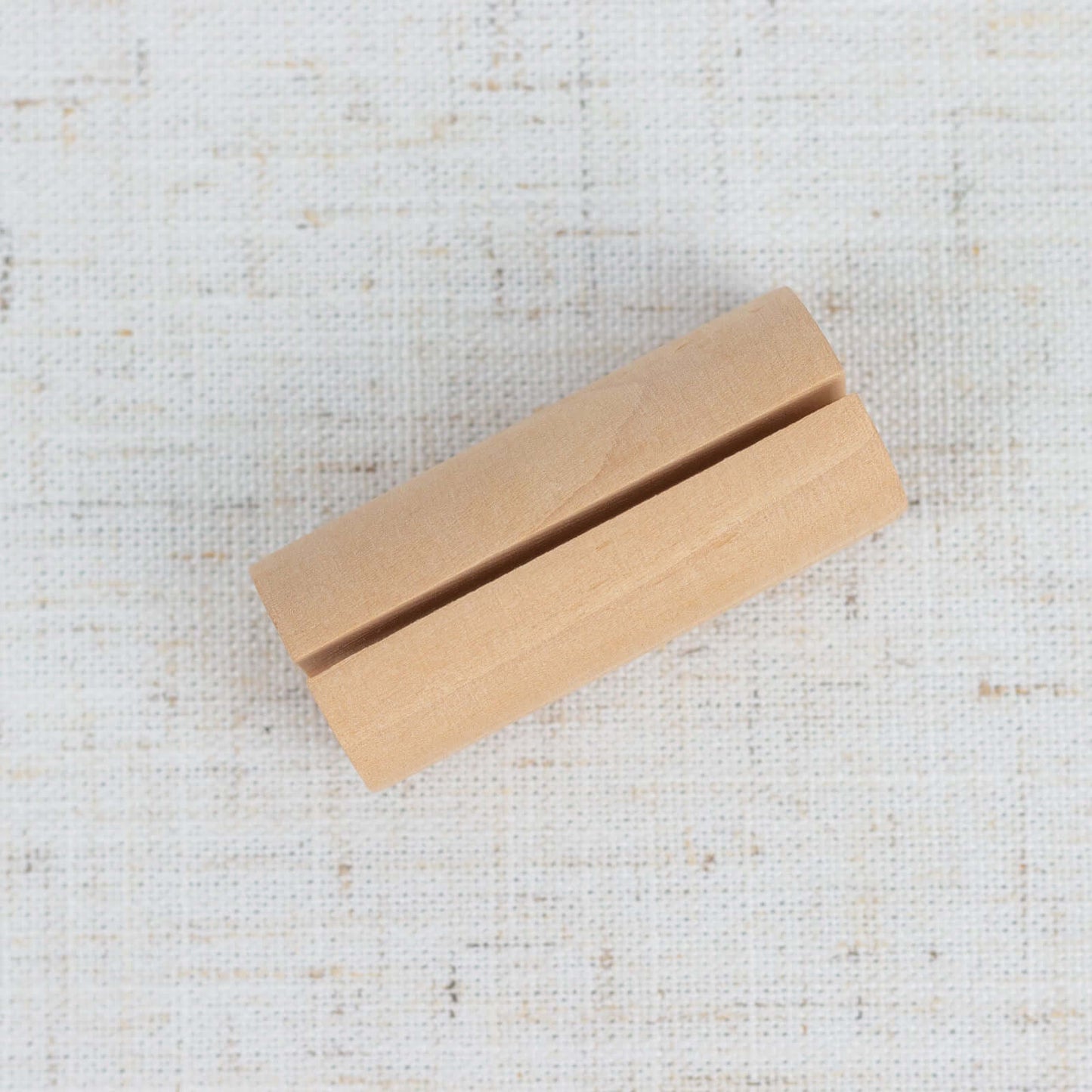 10-Pack Wooden Place Card Holders Farmhouse Cylindrical Design Natural - Rustic Table Number Stands 2"