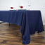 Polyester 60"x126" Rectangle Tablecloth Navy Blue - Wrinkle-Resistant Table Cover