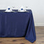 Polyester 50"x120" Rectangle Tablecloth Navy Blue - Wrinkle-Resistant Table Cover