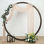 20ft Nude Beige Gauze Cheesecloth Fabric Wedding Arch Drapery, Window Scarf Valance, Boho Decor Arbor Curtain Panel