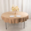 Scuba Round 70" Tablecloth Nude - Wrinkle Free & Stain Resistant Table Cover