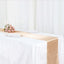 Satin 12"x108" Table Runner Nude - Stylish Table Linen