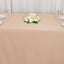 Scuba Rectangular 90"x156" Tablecloth Nude - Wrinkle Free, Stain Resistant & Seamless Table Cover