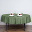 Polyester 90" Round Tablecloth Olive Green - Stain & Wrinkle-Resistant Table Cover