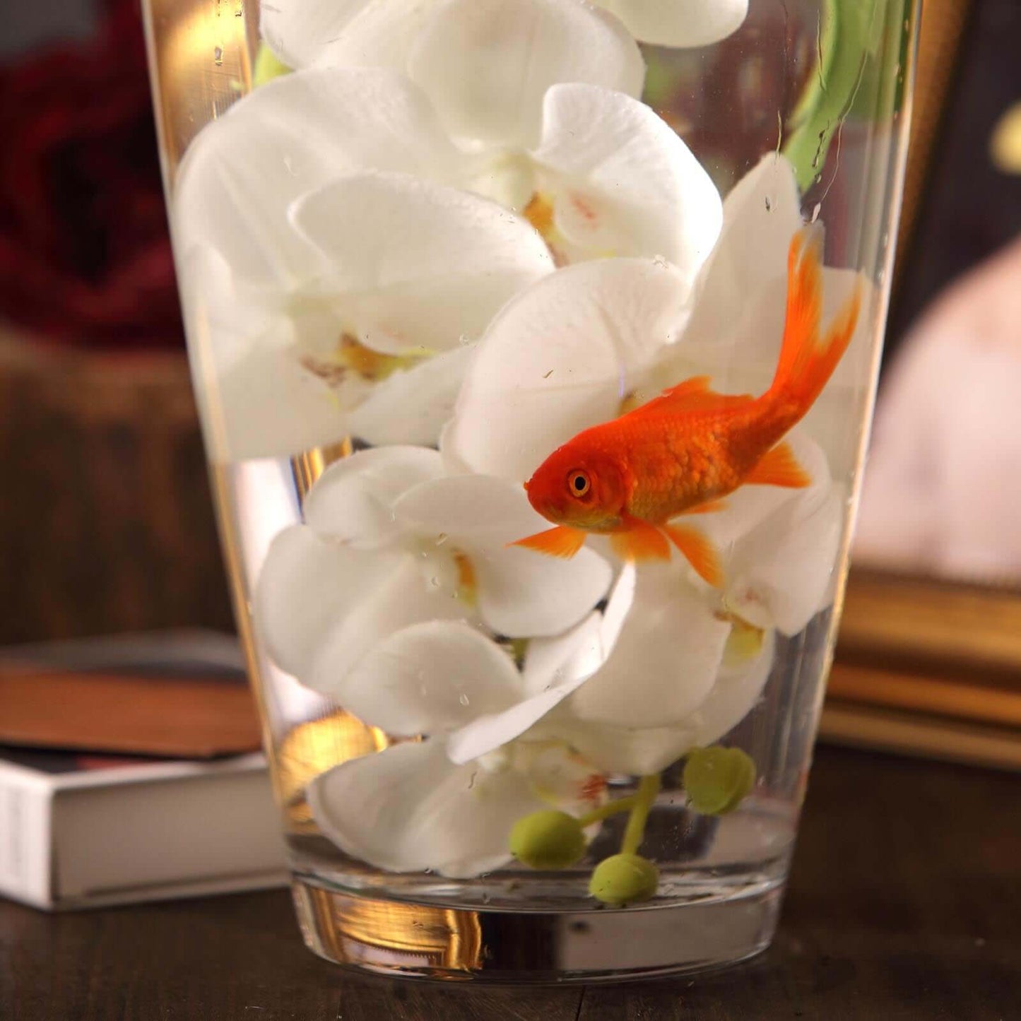 Glass Vase Cylinder Design Tapered Clear - Durable Heavy Duty Flower Centerpiece for Events 31"