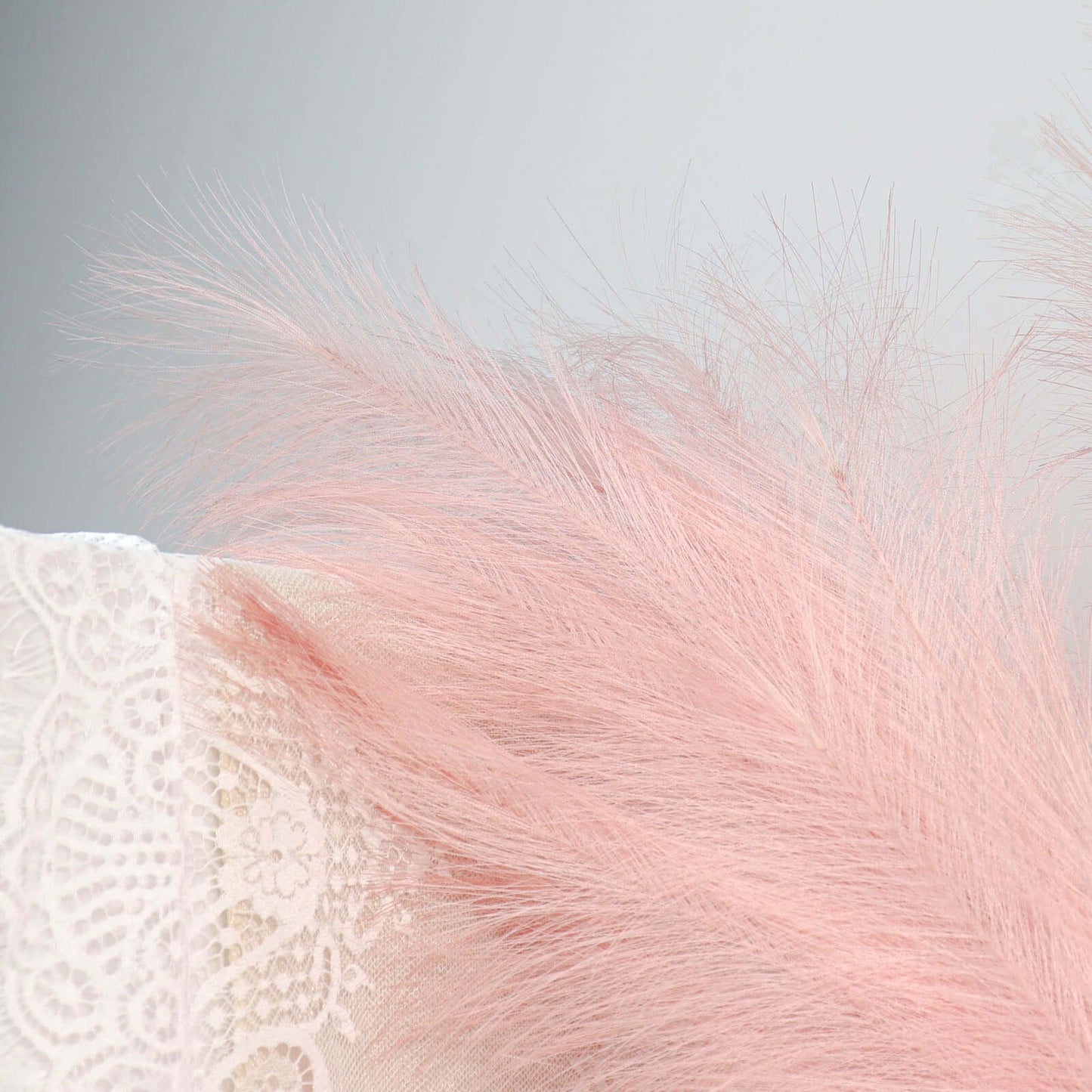 3 Stems Artificial Pampas Grass Decor Dusty Rose for Rustic Boho Chic Backdrops Floral Styling & Vase Displays 44"