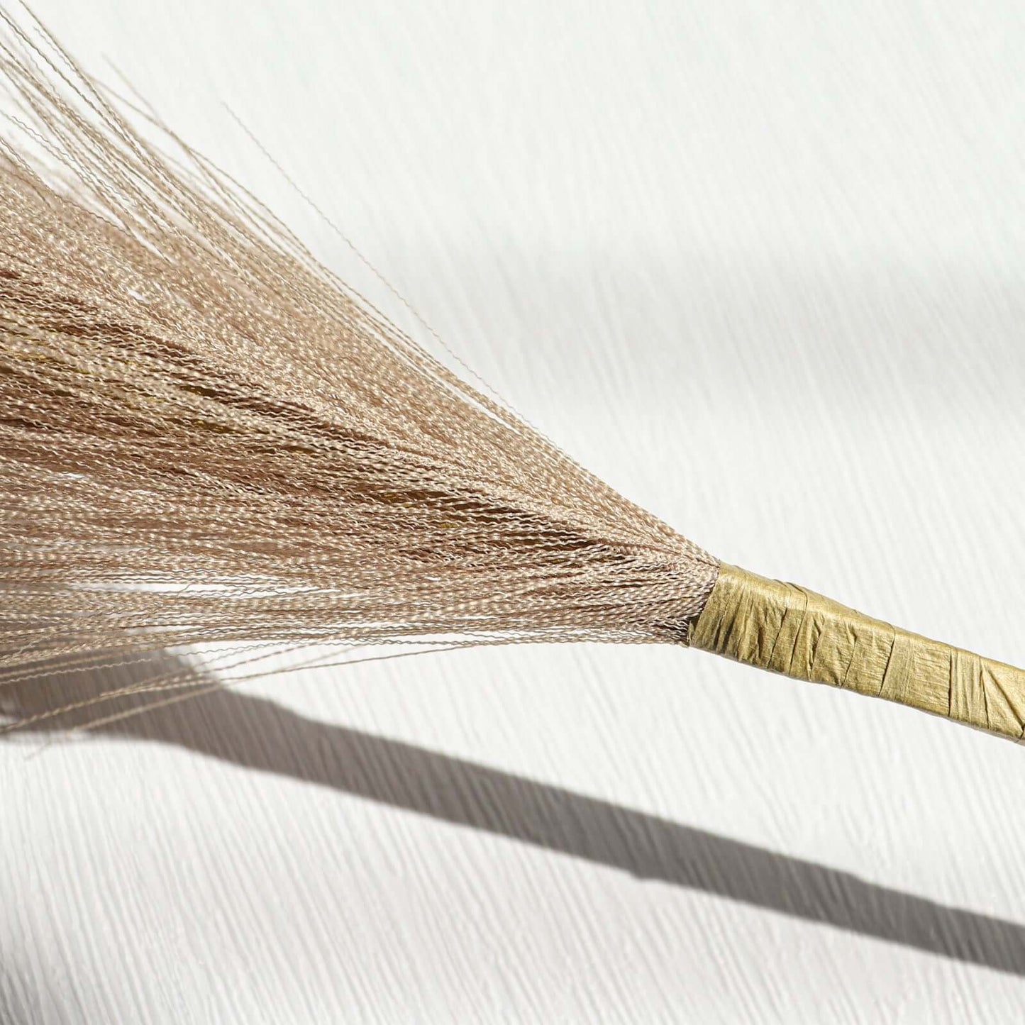 3 Stems Artificial Pampas Grass Decor Taupe - Soft Realistic Faux Ornamental Grass Branches for Rustic Boho Chic Backdrops Floral Styling & Vase Displays 44"