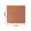 50-Pack Paper Beverage Napkins with Gold Foil Edge Terracotta (Rust) - Disposable 2 Ply Cocktail Napkins for Events 6.5"x6.5"
