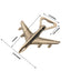 4" Antique Gold Metal Airplane Bottle Opener Vintage Party Favor Gift Box Pre-Packed