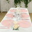 50 Pack 13" Round Disposable Paper Placemats â€“ Pink Cardboard Dining Table Mats, 120 GSM