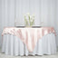 Satin 72"x72" Table Overlay Square Tablecloth Blush - Smooth Finish Table Cover