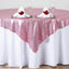 Sequin 72"x72" Table Overlay Square Tablecloth Pink - Sparkly Table Cover