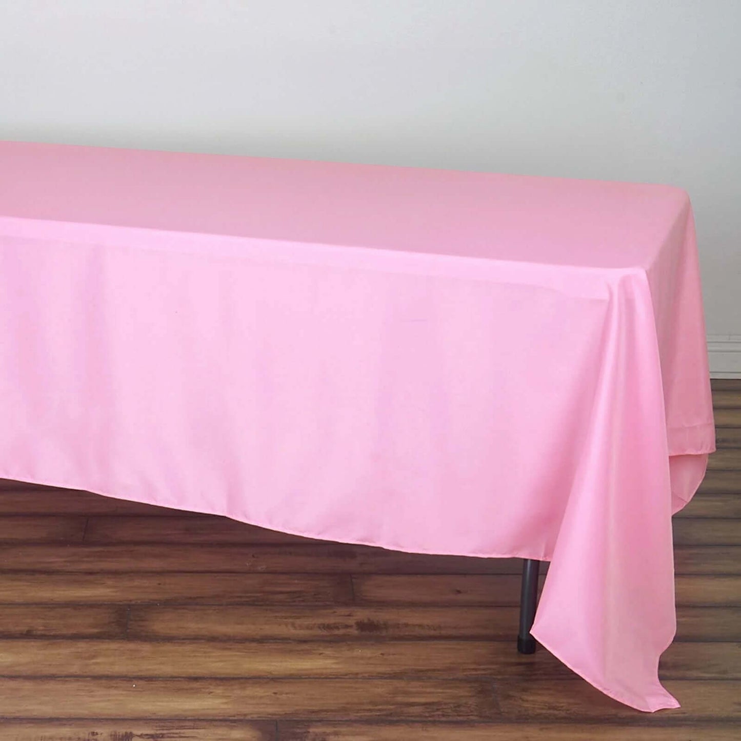 Polyester 72"x120" Rectangle Tablecloth Pink - Durable and Stylish Table Cover