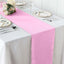 Polyester 12"x108" Table Runner Pink - Durable & Wrinkle-Resistant Table Decor