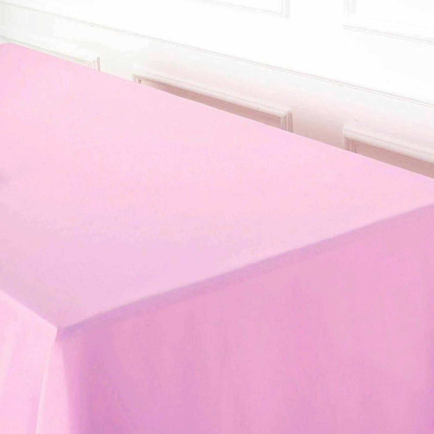 Polyester 60"x102" Rectangle Tablecloth Pink Polyester - Durable and Stylish Table Cover