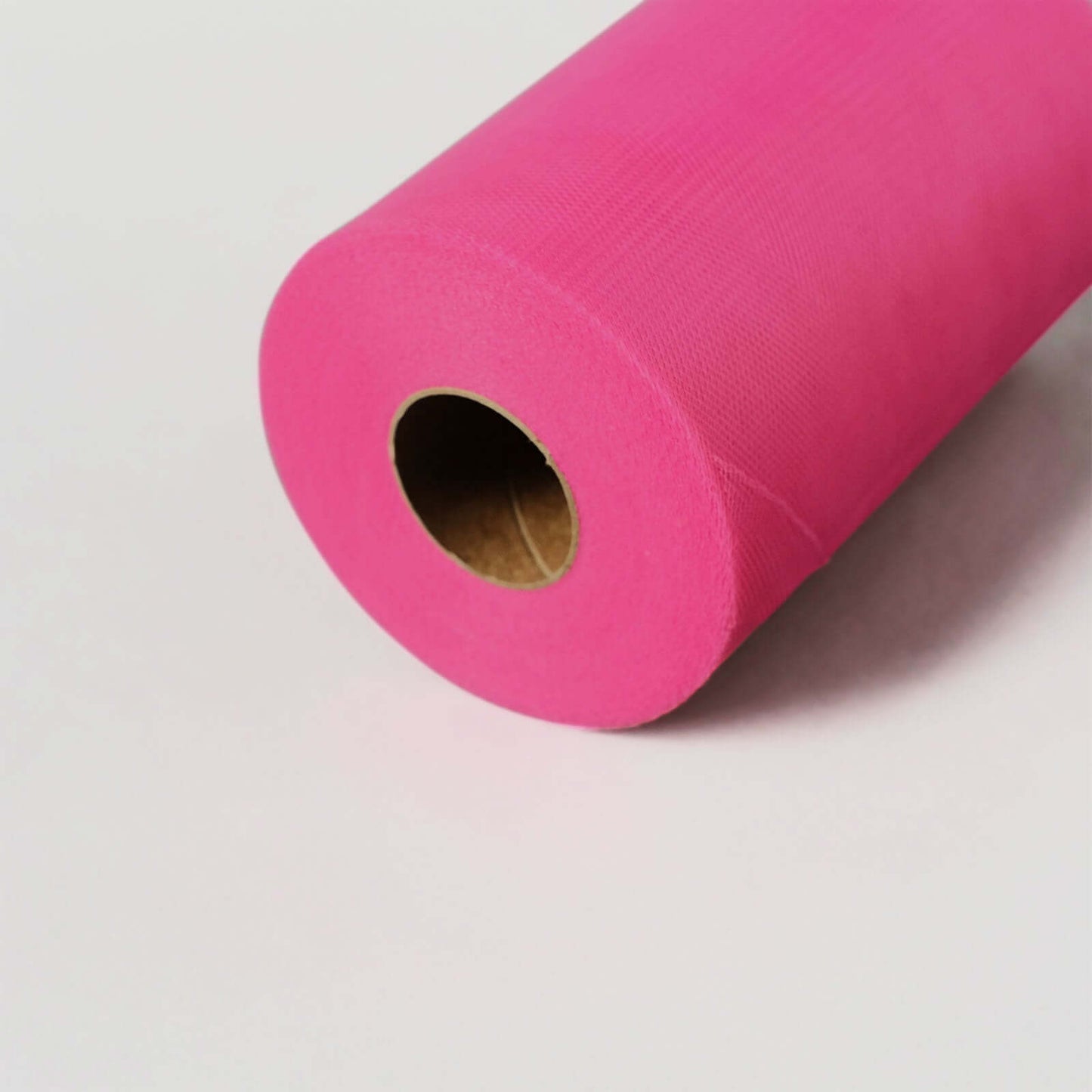 6"x100 Yards Fuchsia Tulle Fabric Bolt, Sheer Fabric Spool Roll For Crafts