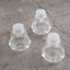 12 Pack 2.5" Clear Plastic Salt and Pepper Shakers Party Favor Gifts