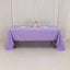 Premium Polyester 60"x126" Rectangle Tablecloth Lavender Lilac - Stain-Resistant 220GSM Finish Table Cover