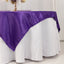Lamour Satin 72"x72" Table Overlay Square Tablecloth Purple - Smooth Finish Table Topper