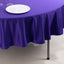 Scuba Round 90" Tablecloth Purple - Wrinkle Free & Stain Resistant Table Cover