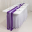 20-Pack 9ft Sheer Table Runners â€“ Purple/Lavender Lilac Shimmer Sheer Drapes, Wrinkle-Free