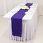 Scuba Polyester 12"x108" Table Runner Purple - Wrinkle-Free Table Linen