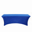 Stretch Spandex 96"x30" Rectangle Table Cover Royal Blue - Durable Form-Fitting Tablecloth