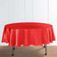 Satin 90" Round Tablecloth Red - Smooth and Lustrous Table Cover