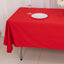 Scuba Rectangular 60"x102" Tablecloth Red - Wrinkle Free & Stain Resistant Table Cover