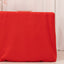 Premium Polyester 6ft Rectangle Tablecloth Red Durable Fitted 220GSM Table Cover