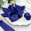 5 Pack Premium Velvet 20"x20" Napkins Royal Blue - Soft Sheen Finish Cloth Napkins