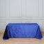 Premium Velvet 90"x132" Rectangle Tablecloth Royal Blue - Reusable Soft & Seamless Table Cover