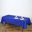 Polyester 60"x102" Rectangle Tablecloth Royal Blue - Durable and Stylish Table Cover