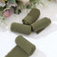 2 Pack 6yds Dusty Sage Green Silk-Like Chiffon Ribbon Roll, DIY Wedding Bouquet Linen Wrap